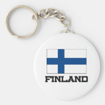 Finnland-Flagge Schlüsselbänder