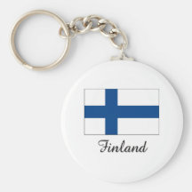 Finnland-Flaggen-Entwurf Schlüsselbänder
