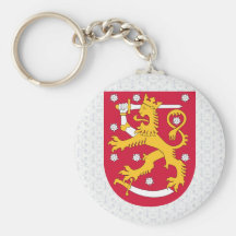 Finnland-Wappen Detail Schlüsselband