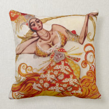 Firebird, Ballerina für Ballett Russes durch Bakst Kissen