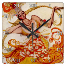 Firebird, Ballett Russes durch Bakst - Uhr