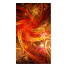 Firestorm-abstrakte Kunst-Geschäfts-Karte Visitenkartenvorlagen