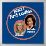 First Lady-Plakat Michelle Jill