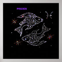 Fisch-Astrologie-Plakat