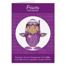 Fisch-Jungen-Horoskop Karte