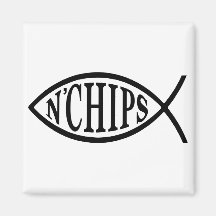 Fisch N bricht Fische ab Kühlschrankmagnete