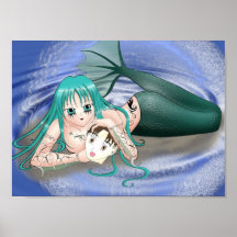 Fische - Druck Plakat