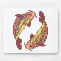 Fische/Fisch-Symbol Mauspads