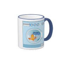 Fische in der Waschmaschine Teetasse