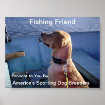 Fischen-Freund-Plakat