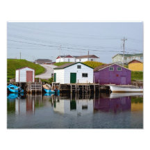 Fischen Sie Bühne-Häuser, Druck 11 x 14 Photo Drucke