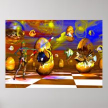 fischen Sie Poker, Herz, Verein, Diamant, Spaten,  Plakat