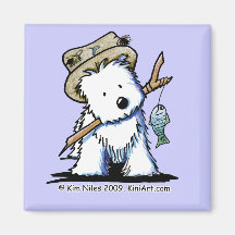 Fischen Westie Magnet