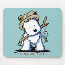 Fischen Westie Mousepad