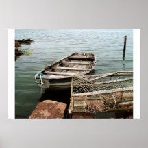 Fischerboot Posterdruck
