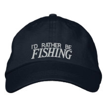 Fischerei des gestickten Hutes Baseballcap