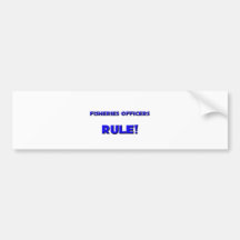 Fischerei-Offizier-Regel! Autosticker
