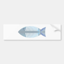 Fischgräten fish bones auto aufkleber