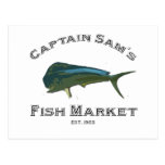 Fischmarkt-Postkarte Kapitän-Sams