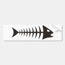 Fishbone - Fischgräte Autoaufkleber