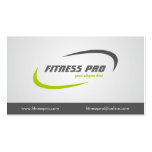 Fitness - Geschäfts-Karten Visitenkarten Vorlage