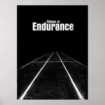 Fitness ist - Ausdauer Posterdrucke
