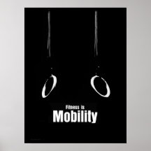 Fitness ist - Mobilität Posterdruck