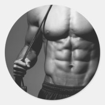 Fitness-Verein-Aufkleber