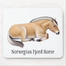 Fjord-Pferd an der Erholung Mousepads