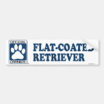 Flach-Überzogenes Retriever-Blau Autoaufkleber