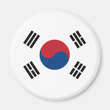 Flag_of_South_Korea Kühlschrankmagnet
