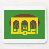 Flagge Ammans Jordanien mousepads