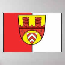 Flagge Bielefelds, Deutschland Plakatdrucke