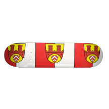 Flagge Bielefelds, Deutschland Skateboard Brett