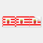 Flagge Bremens (mittlere Arme), Georgia Auto Sticker