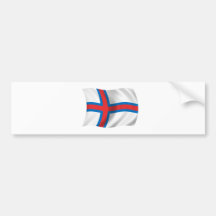 Flagge der Färöer Autoaufkleber