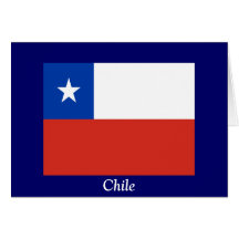Flagge des Chilen Grußkarten