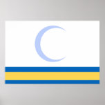 Flagge des vorgeschlagenen Iraks, der Irak Plakatdrucke