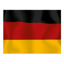 Flagge Deutschland Deutschland Bundesflagge Postkarten