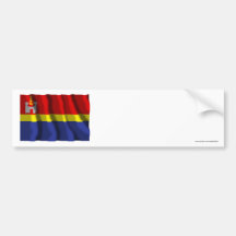 Flagge Kaliningrads Oblast Autoaufkleber
