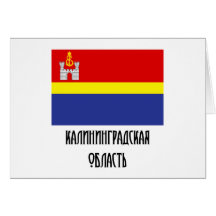Flagge Kaliningrads Oblast Karten