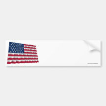 Flagge mit 35 Sternen, Bienenstockmuster Autosticker