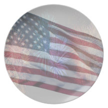 Flagge-Platte Party Teller