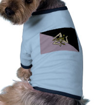 Flagge Siziliens (Rosa und Schwarzes), Italien Hund Tshirts