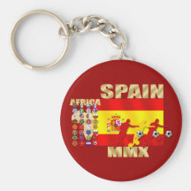 Flagge Spaniens große Fußball Afrikas MMX futbol G Schlüsselband