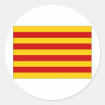 Flagge Spaniens Katalonien Aufkleber