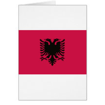 Flagge von Albanien Karte