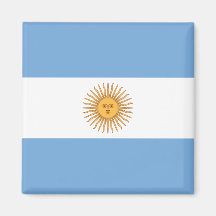 Flagge von Argentinien Kühlschrankmagnete