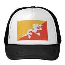 Flagge von Bhutan Baseballmütze