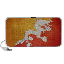 Flagge von Bhutan iPod Speaker